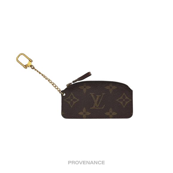 🔴 Louis Vuitton Ellipse Key Pouch Cles - Monogram Dark - Picture 2 of 8